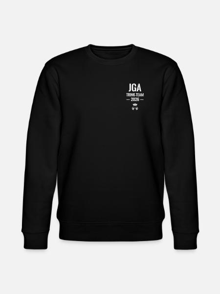 JGA TrinkTeam 2026 Kronen Bier - Stanley/Stella Unisex Bio-Sweatshirt CHANGER - Schwarz
