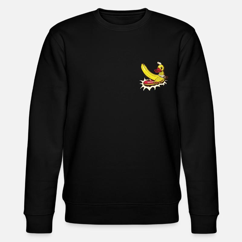 Bana-Duck - Stanley/Stella Unisex Bio-Sweatshirt CHANGER  - Schwarz