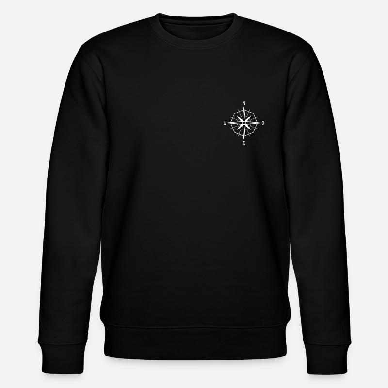 compass - Stanley/Stella CHANGER Unisex Organic Sweatshirt - black