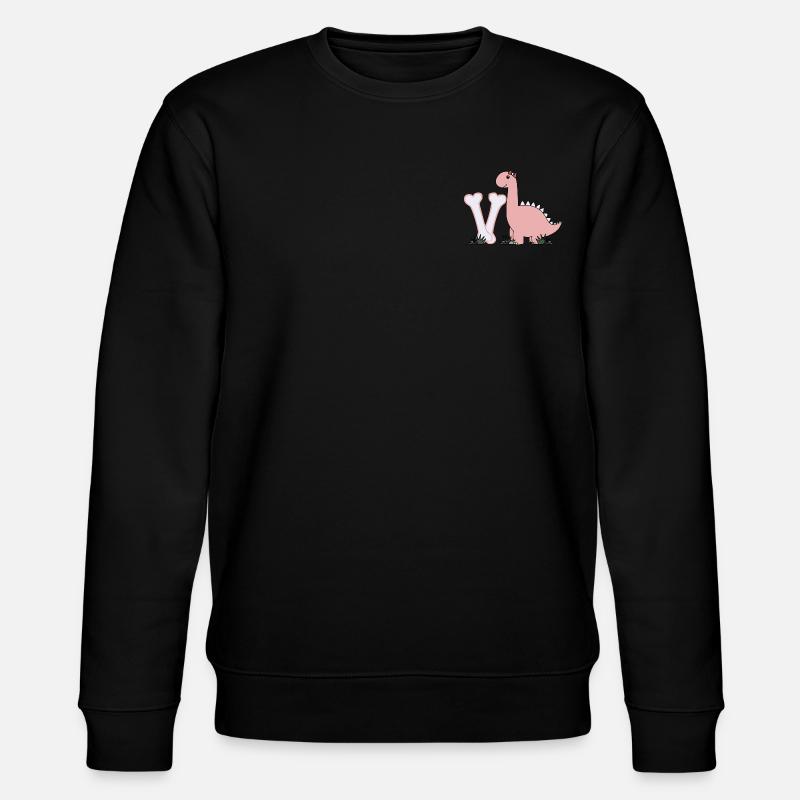 Buchstabe V - Stanley/Stella Unisex Bio-Sweatshirt CHANGER  - Schwarz