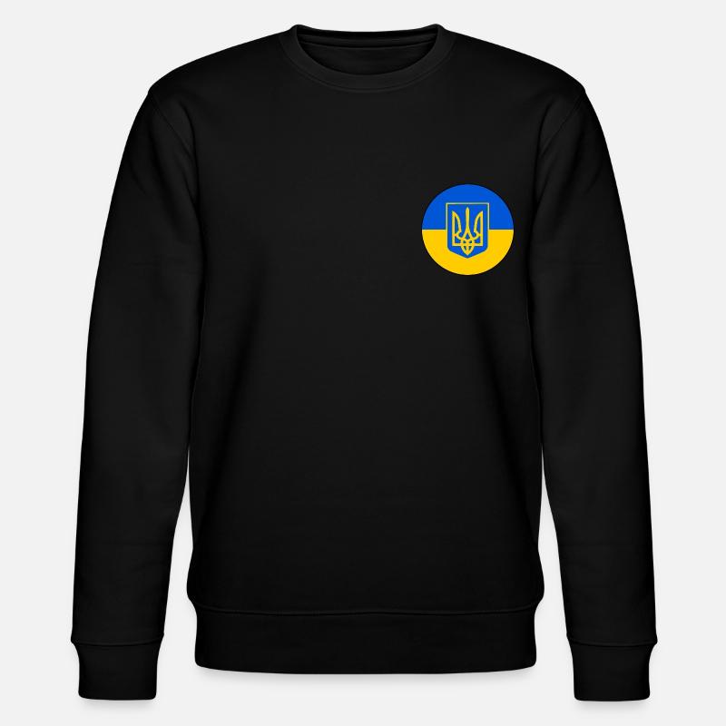 Ukraine - Stanley/Stella Unisex Bio-Sweatshirt CHANGER  - Schwarz