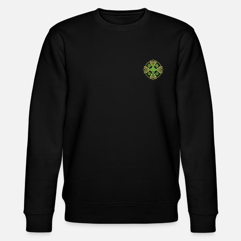 Croix celte - Sweat bio CHANGER Stanley/Stella Unisexe - noir