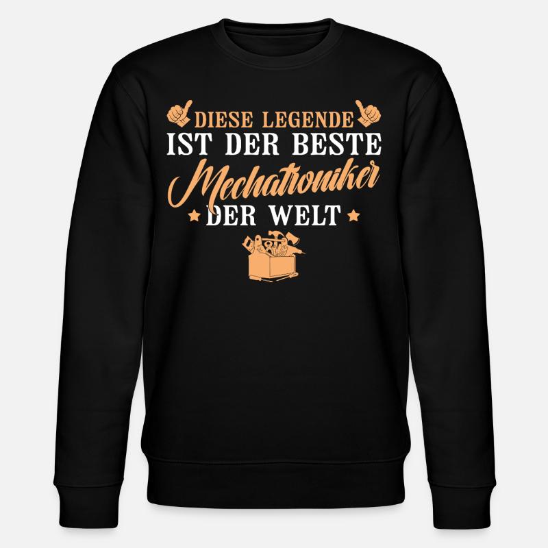 Bester Kfz Mechatroniker Handwerker - Stanley/Stella Unisex Bio-Sweatshirt CHANGER  - Schwarz