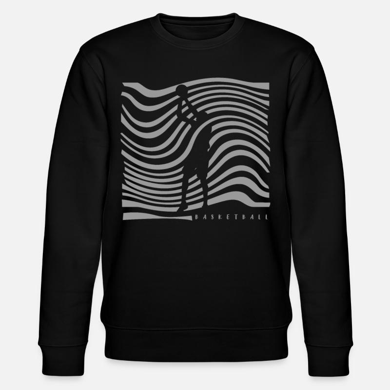 Basket-ball Basketteurs Joueurs - Sweat bio CHANGER Stanley/Stella Unisexe - noir