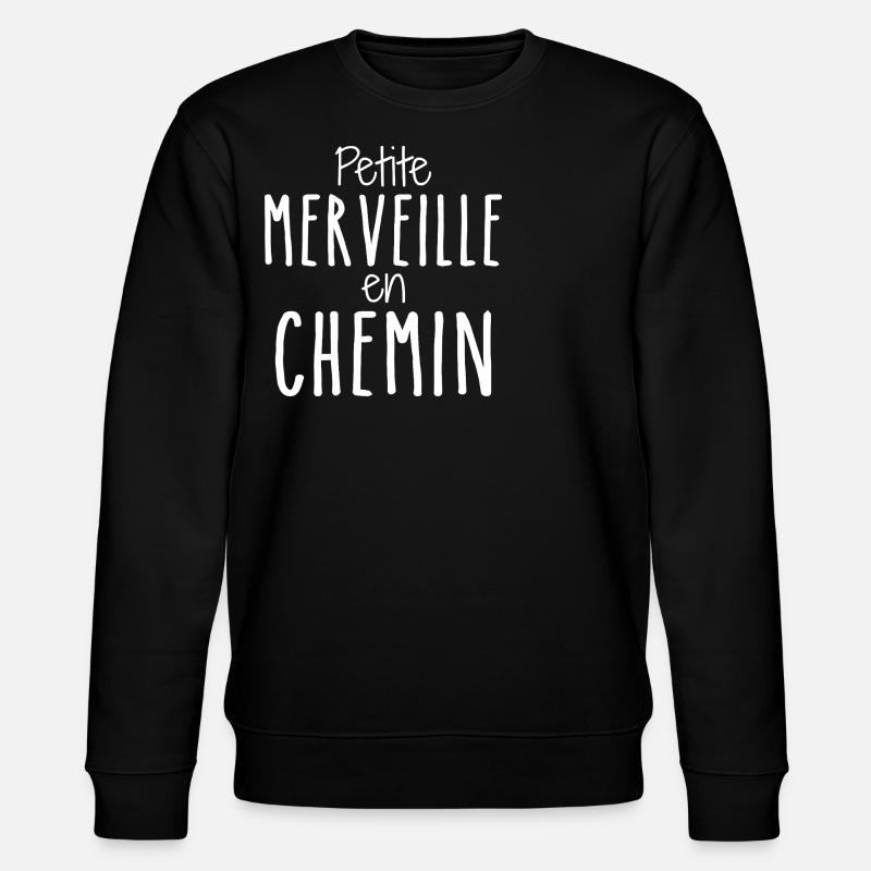 Petite Merveille en Chemin - Sweat bio CHANGER Stanley/Stella Unisexe - noir