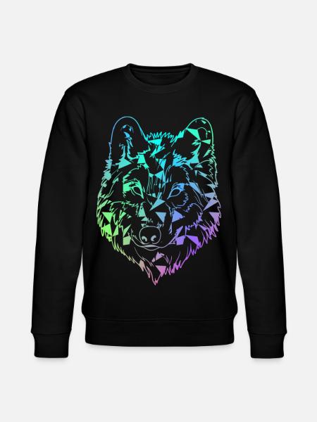 Wolf - Stanley/Stella Unisex Bio-Sweatshirt CHANGER - Schwarz