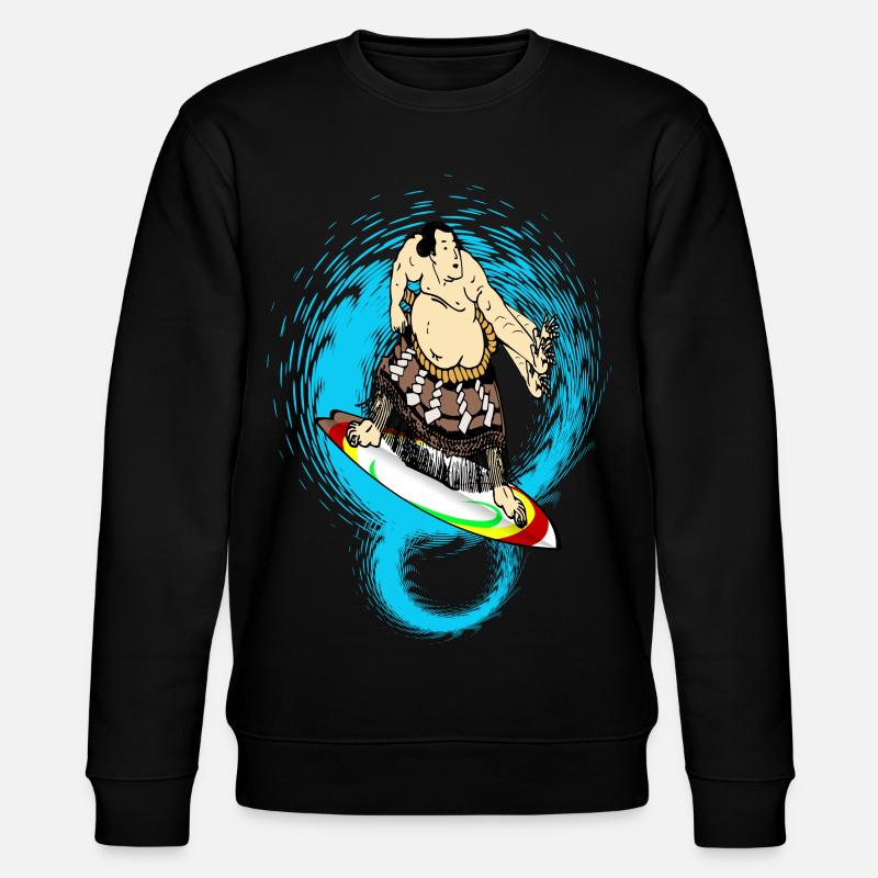 Surfeur de sumo - Sweat bio CHANGER Stanley/Stella Unisexe - noir