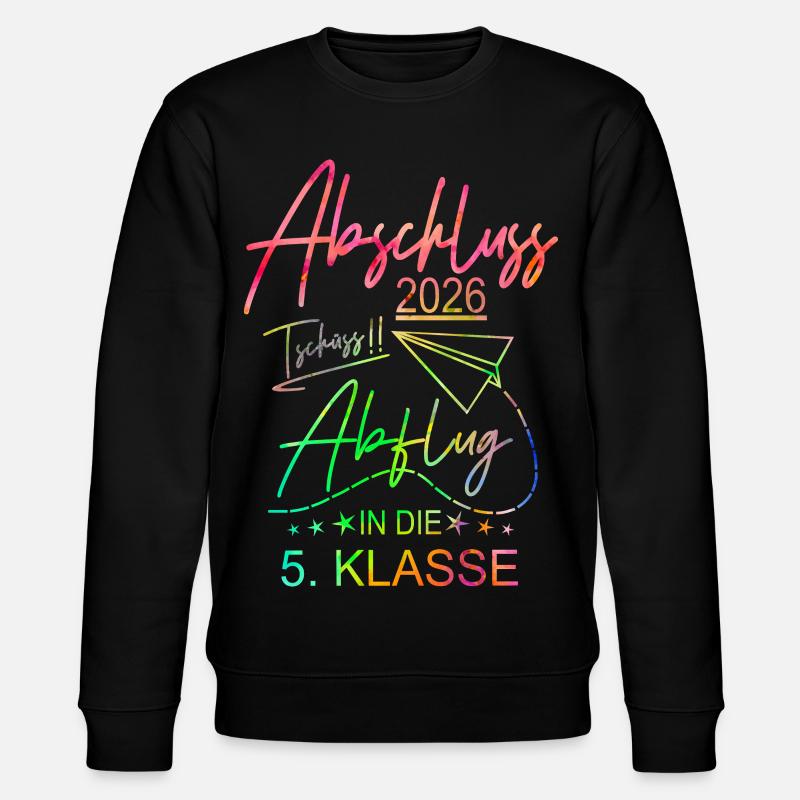 Grundschule Abschluss 2026 - Stanley/Stella Unisex Bio-Sweatshirt CHANGER  - Schwarz