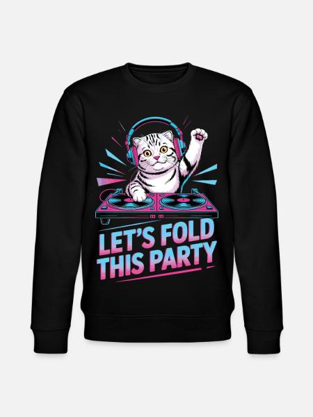 DJ Humour Animal Scottish Fold Chat - Sweat bio CHANGER Stanley/Stella Unisexe - noir