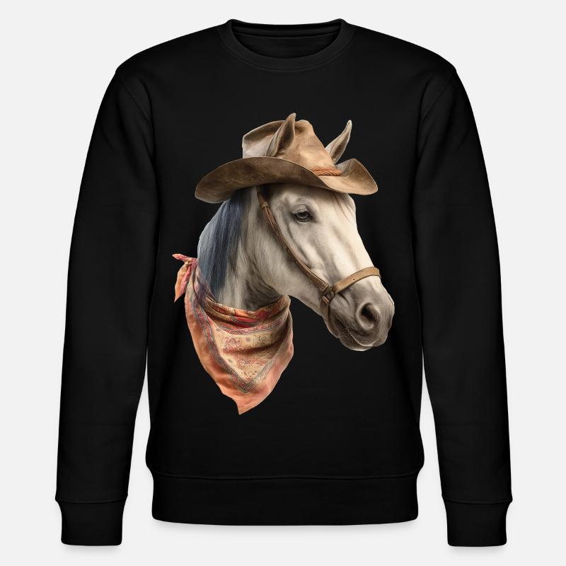 Perd Cowboy - Sweat bio CHANGER Stanley/Stella Unisexe - noir