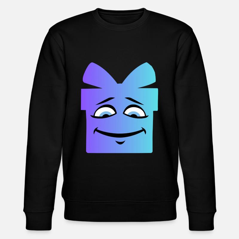 Gradient Smiling Geschenkbox - Stanley/Stella Unisex Bio-Sweatshirt CHANGER  - Schwarz