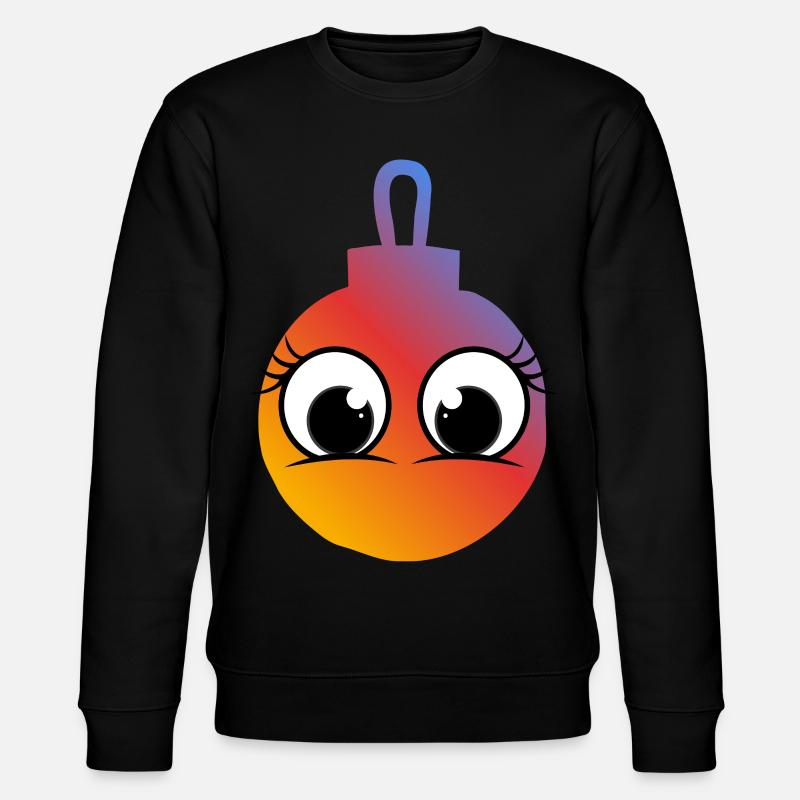 Boule Joie Gradient Yeux Grands - Sweat bio CHANGER Stanley/Stella Unisexe - noir