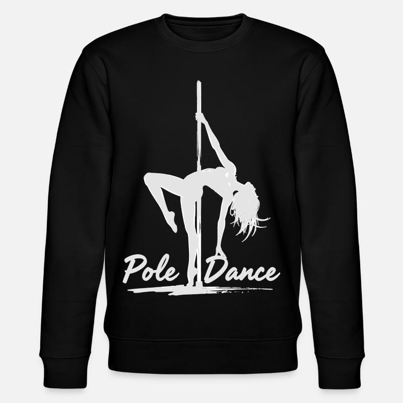 Pole Dance Poledancerin Silhouette Geschenk - Stanley/Stella Unisex Bio-Sweatshirt CHANGER  - Schwarz