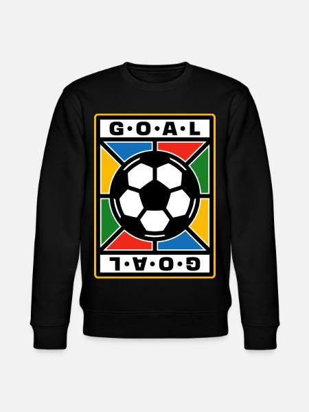 Fußball-Retro-Abzeichen - Stanley/Stella Unisex Bio-Sweatshirt CHANGER  - Schwarz