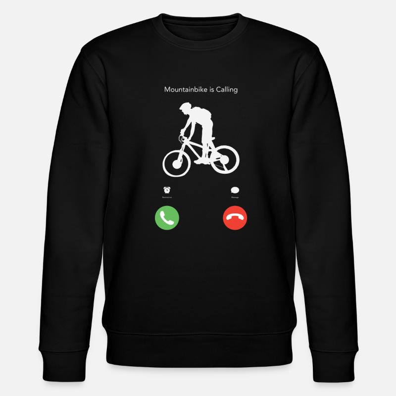 My mountain calls - Stanley/Stella CHANGER Unisex Organic Sweatshirt - black