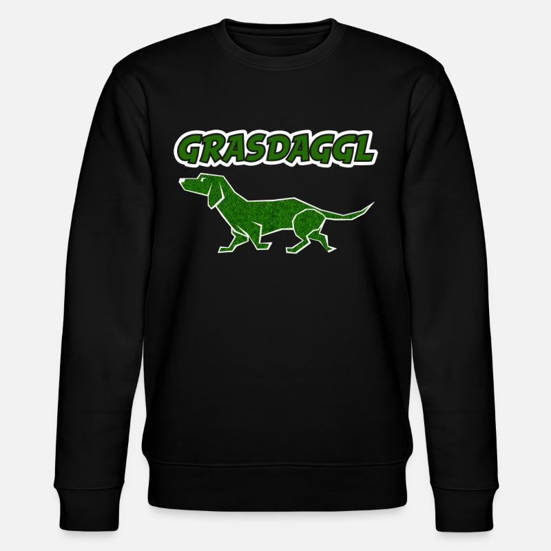 GRASDAGGL - Stanley/Stella Unisex Bio-Sweatshirt CHANGER  - Schwarz