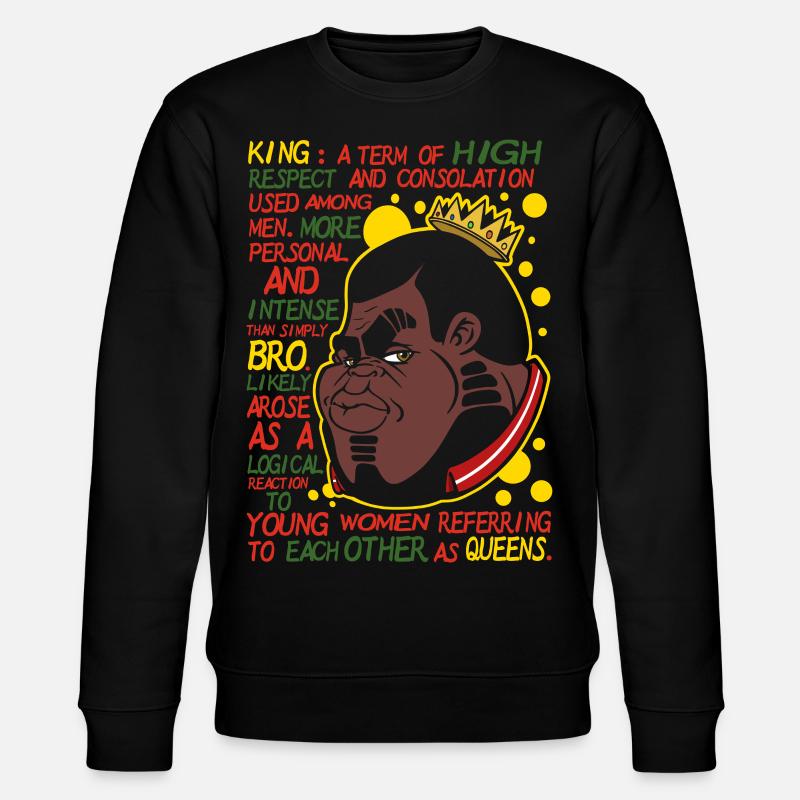 A KING - Sweat bio CHANGER Stanley/Stella Unisexe - noir