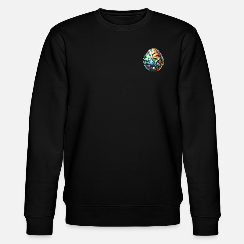 Easter egg - Stanley/Stella CHANGER Unisex Organic Sweatshirt - black