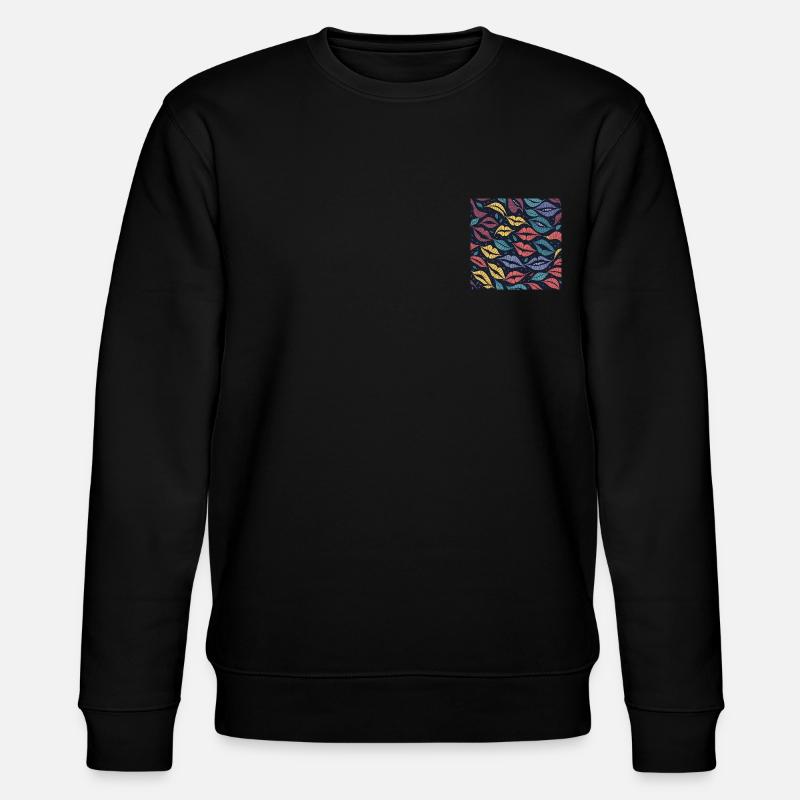 Leafy Charms - Stanley/Stella CHANGER Unisex Organic Sweatshirt - black