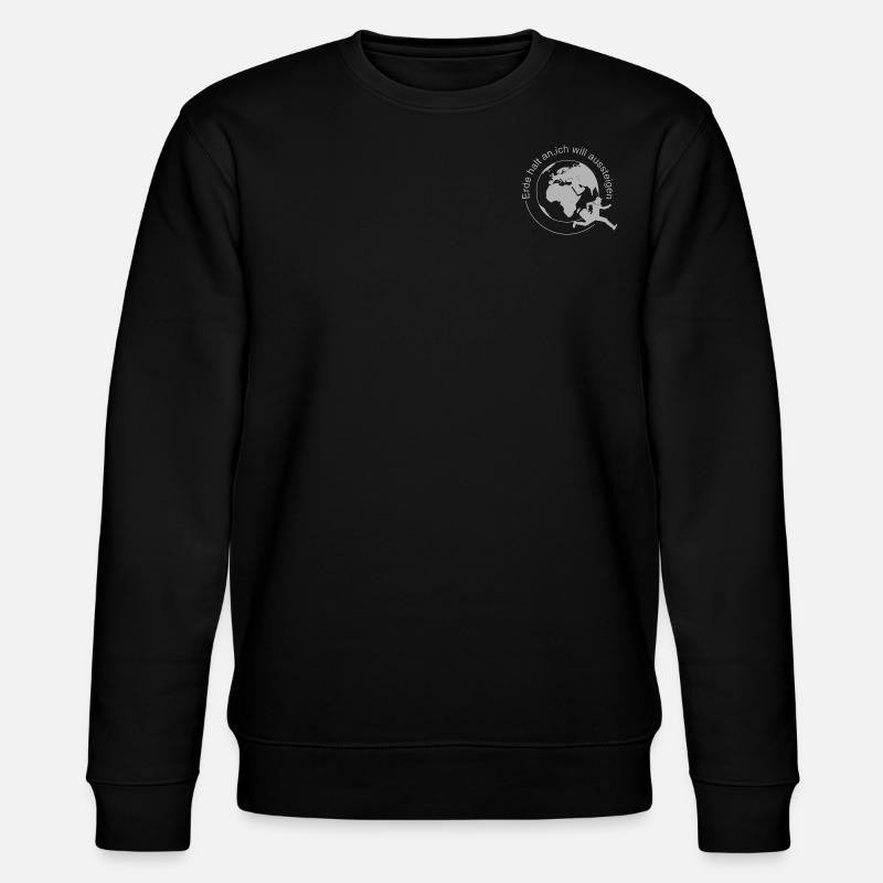 Erde halt an - Stanley/Stella Unisex Bio-Sweatshirt CHANGER  - Schwarz