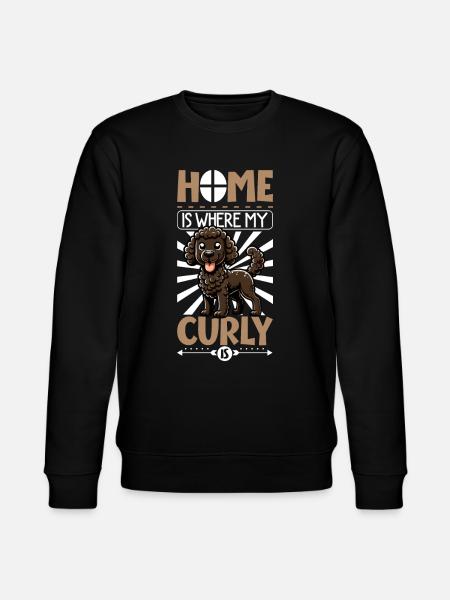 Home - Curly-coated Retriever - Stanley/Stella CHANGER Unisex Organic Sweatshirt - black