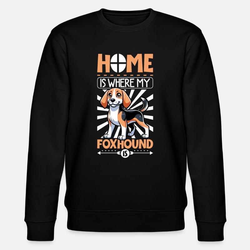 Home - English Foxhound - Stanley/Stella CHANGER Unisex Organic Sweatshirt - black