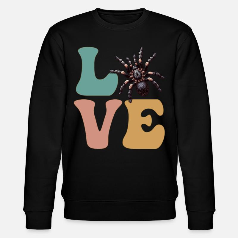 AMOUR Tarentule Araignée - Sweat bio CHANGER Stanley/Stella Unisexe - noir