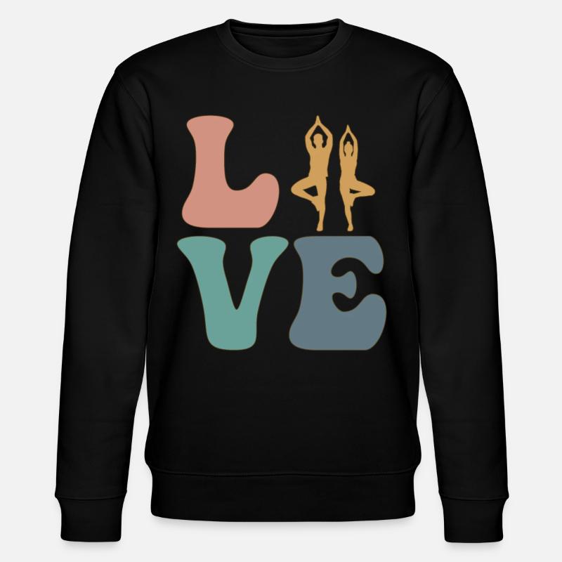 AMOUR Yoga Yogi - Sweat bio CHANGER Stanley/Stella Unisexe - noir