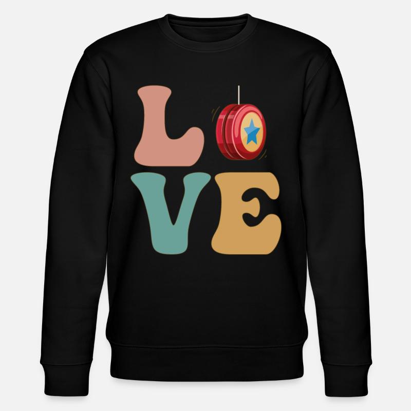 AMOUR Yoyo - Sweat bio CHANGER Stanley/Stella Unisexe - noir