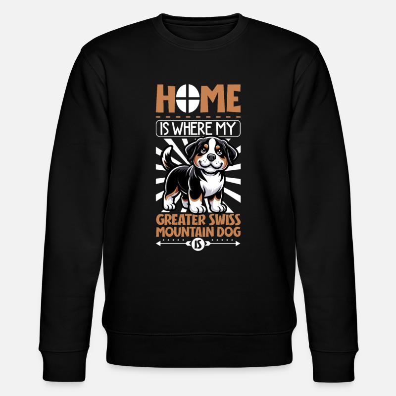 Accueil - Grand Bouvier Suisse - Sweat bio CHANGER Stanley/Stella Unisexe - noir