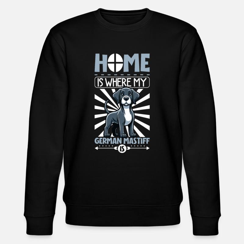 Home - Great Dane - Stanley/Stella CHANGER Unisex Organic Sweatshirt - black