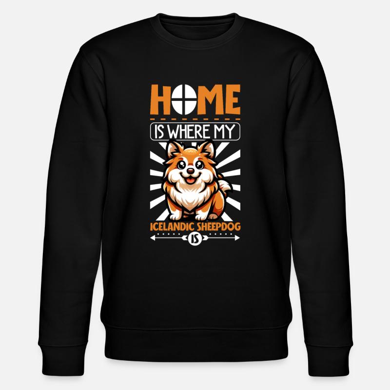 Accueil - Chien islandais - Sweat bio CHANGER Stanley/Stella Unisexe - noir