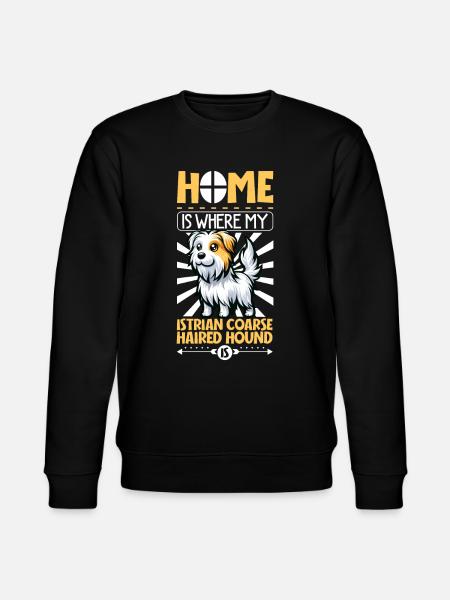 Home - Rough-haired Istrian Hound - Stanley/Stella CHANGER Unisex Organic Sweatshirt - black