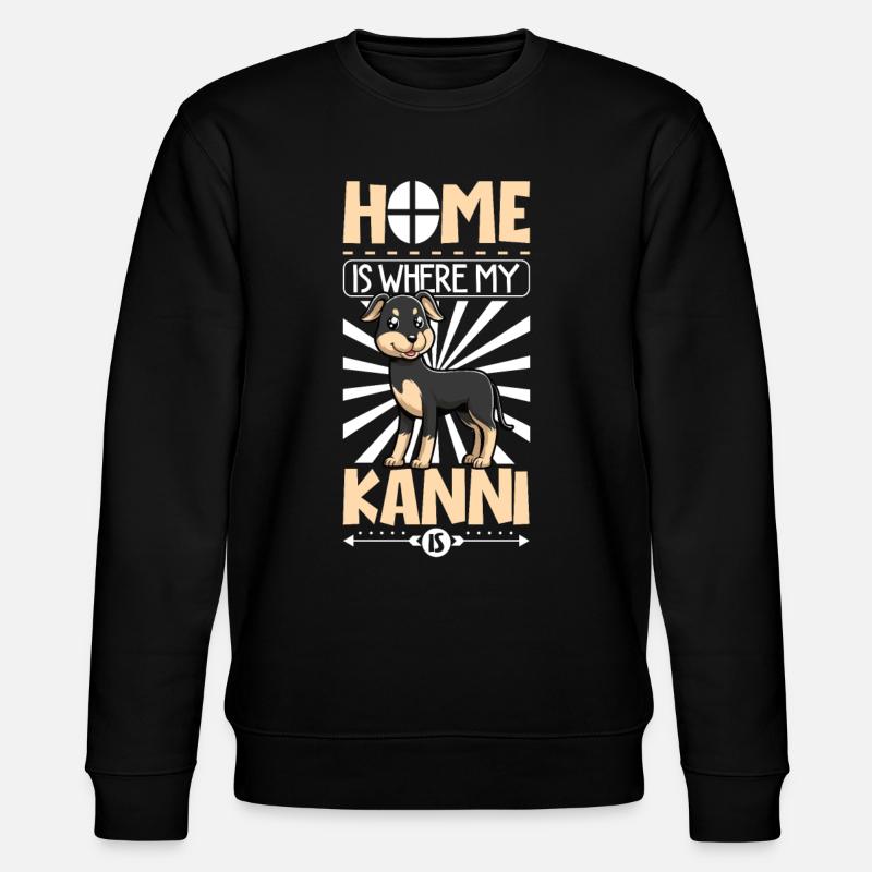 Zuhause - Kanni - Stanley/Stella Unisex Bio-Sweatshirt CHANGER  - Schwarz
