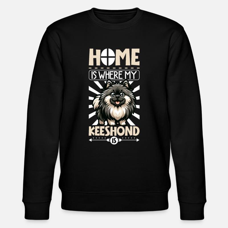 Home - Wolfsspitz - Stanley/Stella CHANGER Unisex Organic Sweatshirt - black