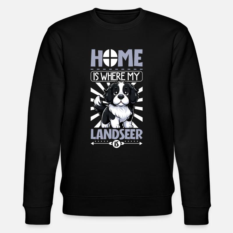 Zuhause - Landseer - Stanley/Stella Unisex Bio-Sweatshirt CHANGER  - Schwarz