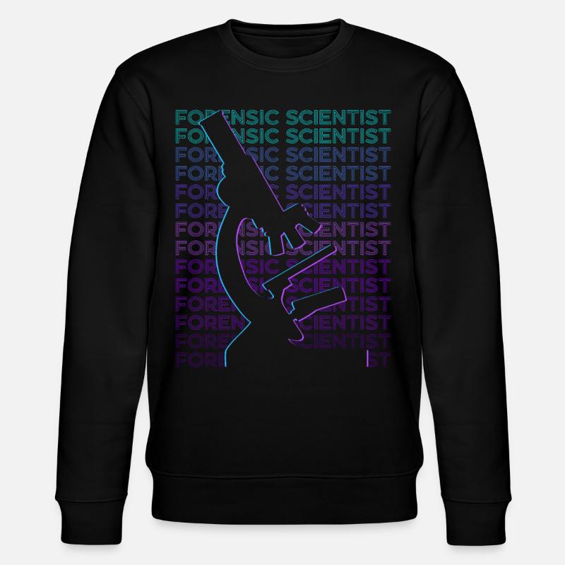 Kriminaltechniker Forensiker Spurensicherungstechn - Stanley/Stella Unisex Bio-Sweatshirt CHANGER  - Schwarz