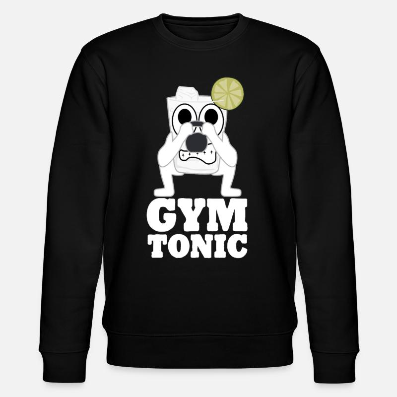 Kettlebell Gym Motivation Bodybuilding - Stanley/Stella Unisex Bio-Sweatshirt CHANGER  - Schwarz
