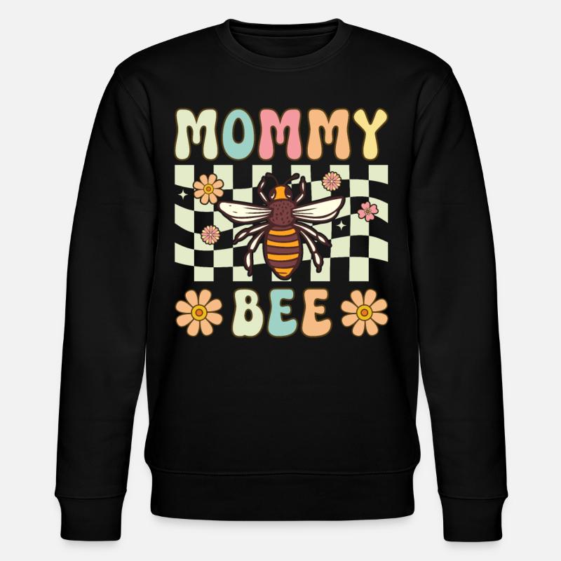 Bee Mom Beekeeper Beekeeping Mom - Stanley/Stella CHANGER Unisex Organic Sweatshirt - black
