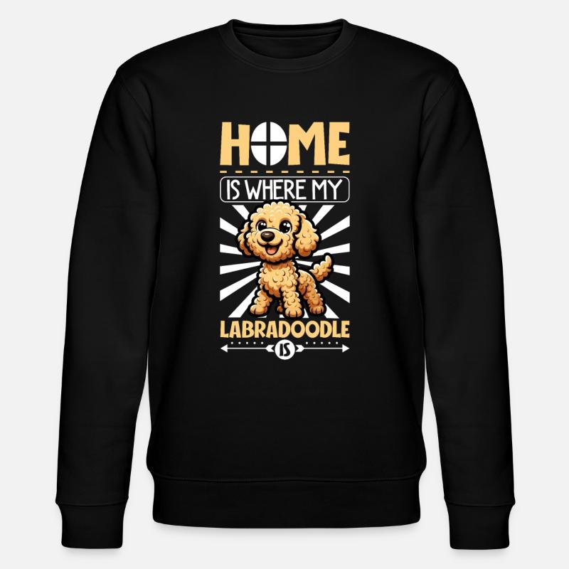 Accueil - Labradoodle - Sweat bio CHANGER Stanley/Stella Unisexe - noir