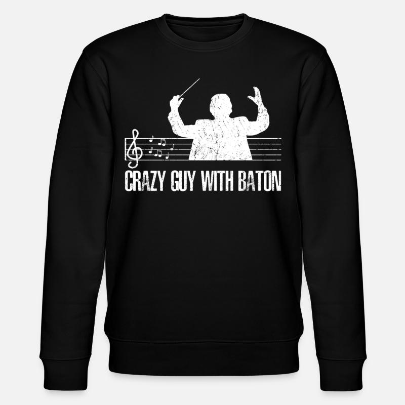 Dirigent Dirigenten Dirigieren - Stanley/Stella Unisex Bio-Sweatshirt CHANGER  - Schwarz