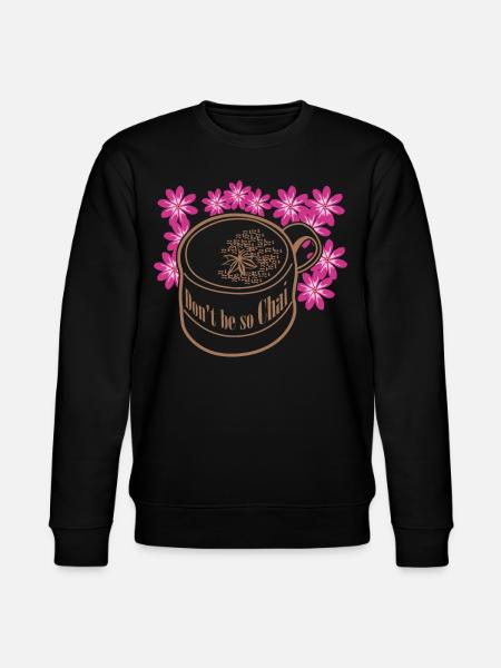 Chai Tea - Stanley/Stella CHANGER Unisex Organic Sweatshirt - black