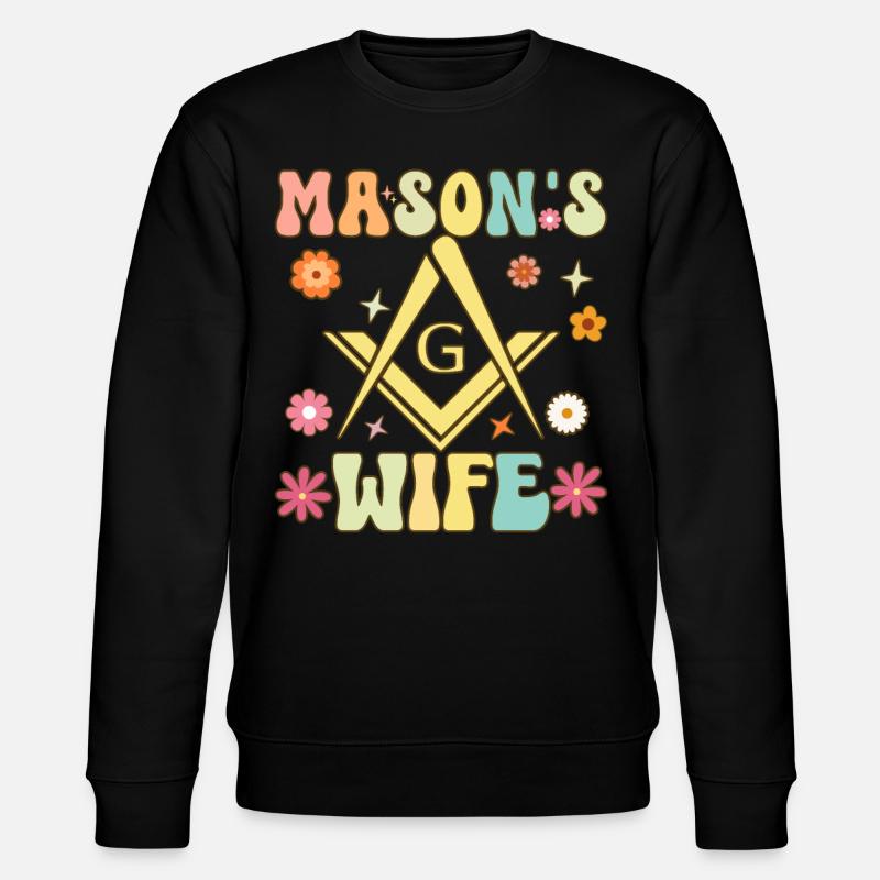 Franc-maçon Groovy Franc-maçonnerie Franc-maçonnerie - Sweat bio CHANGER Stanley/Stella Unisexe - noir
