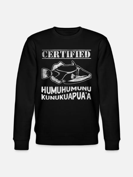 Humuhumunukunukuapua'a Hawaiian Reef Pusher - Stanley/Stella CHANGER Unisex Organic Sweatshirt - black
