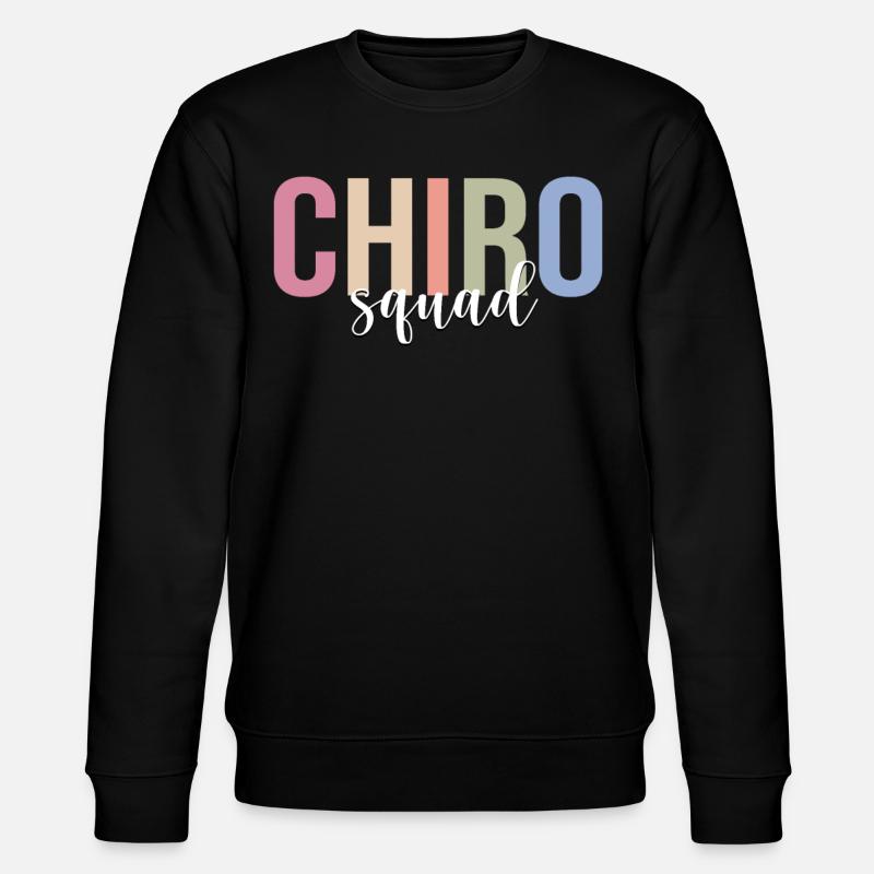 Chiropractor Chiropractic - Stanley/Stella CHANGER Unisex Organic Sweatshirt - black