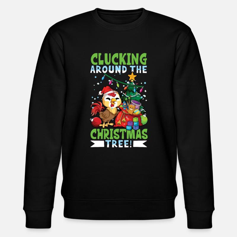 Poulet de Noël - Sweat bio CHANGER Stanley/Stella Unisexe - noir