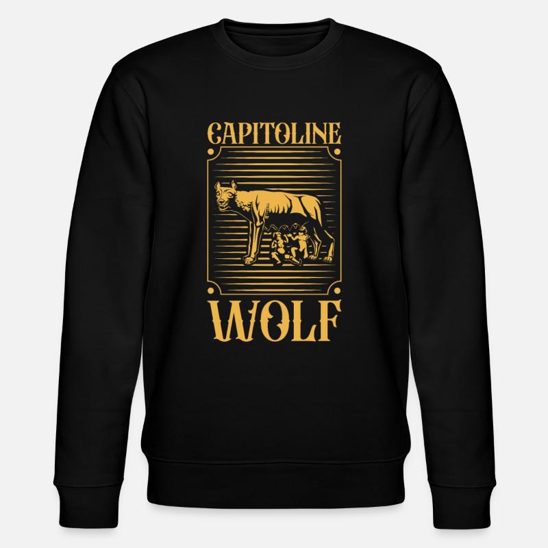 Loup du Capitole - Sweat bio CHANGER Stanley/Stella Unisexe - noir
