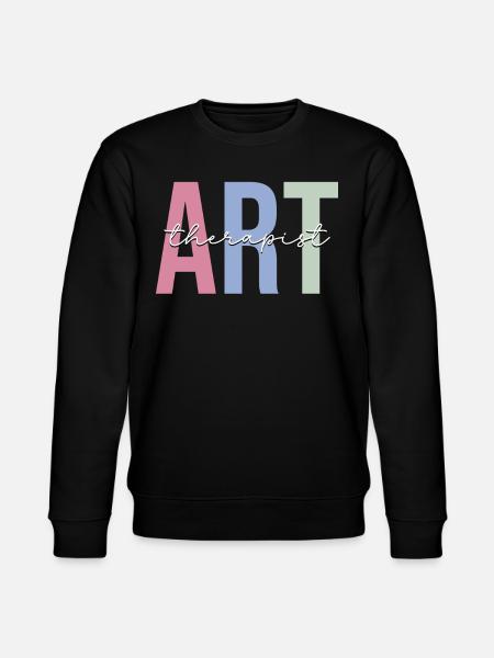 Art Therapy Art Teacher - Stanley/Stella CHANGER Unisex Organic Sweatshirt - black