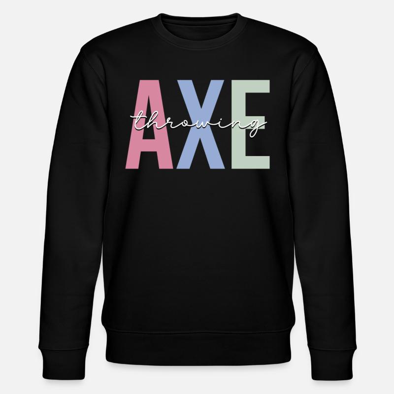 Axt-Werfer - Stanley/Stella Unisex Bio-Sweatshirt CHANGER  - Schwarz