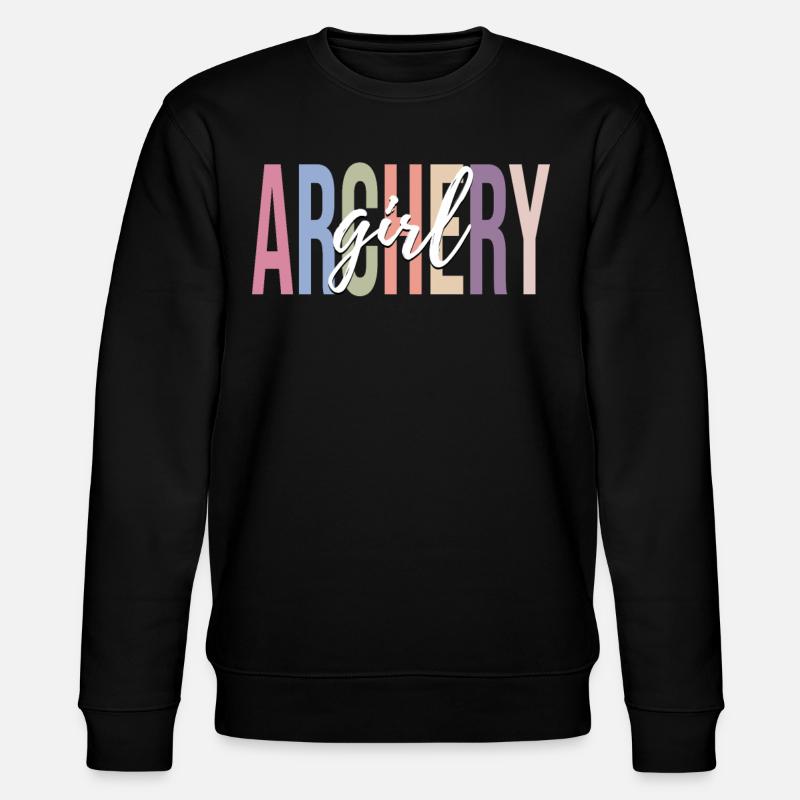 Archer arc et flèche - Sweat bio CHANGER Stanley/Stella Unisexe - noir